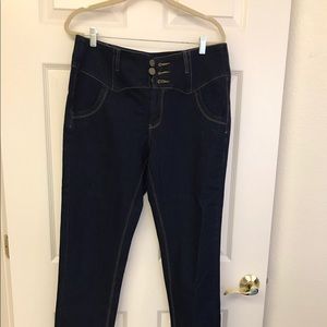 Collectif Rebel Kate High Waisted Jeans XL
